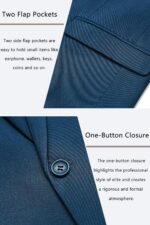 COOFANDY Men's Casual Blazer One Button Sport Coat Slim Fit Lightweight Suit Blazer Jacket - Image 6
