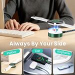 Travel Essentials, Multi Charging Cable for Apple Watch Charger, USBC Cable for iWatch/iPhone 17 Charger, Airplane Gadgets Gift Ideas USB C Cord Compatible with iWatch 11/iPhone 17/Galaxy/Car-5F 2PCS - Image 9