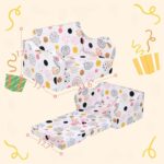 Kids Sofa, 2-in-1 Flip-Out Foam Couch, Foldable Soft Play Lounge Chair, White - Image 4