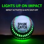SPARK CATCH Light Up Baseball, Glow in The Dark Baseball, Sports Gear Accessories Gifts for Boys 8 9 10 11 12 13 14 15 Years Old, Kids Teens All Ages Gift Ideas - Image 3