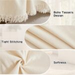 MYSKY HOME Couch Cover for Sectional Sofa, 2 Pieces Chenille Couch Covers for L Shape Sofa Cover, Furniture Protector for Pets, Kids, Sofa Slipcover for 2-3 Cushion Couch (71"x118"+71"x118", Beige) - Image 5