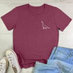 YITAN Women Cute Tops Dinosaur Graphic Tee Shirts - Image 3