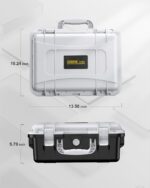 STARTRC GAMES Hard Carrying Case for Nintendo Switch 2, Professional Deluxe IP67 Waterproof, Soft Lining Hard Travel Case for Nintendo Switch 2 Console Pro Controller & Accessories (Black & White) - Image 9