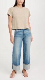PAIGE Women's Sasha Ankle Wide Cuff Jeans - Image 6