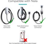 Lectron Tesla to J1772 EV Charging Adapter – NACS Converter, 48 Amp & 250V, Compatible with Tesla High Powered Connectors, Destination Chargers & Mobile Connectors for J1772 Electric Vehicles - Image 4