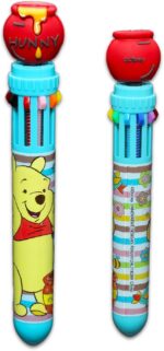Winnie the Pooh Pen Set - 10 Color in One Ballpoint Pen Winnie the Pooh Gift Bundle Plus Stickers | Disney Stationery for Kids - Image 3