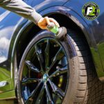 ExoForma Flow Tire Shine Applicator | Reusable Car & Truck Tire Dressing Applicator for No-Drip, Streak-Free Shine | Works with All Tire Shine & Gels | Professional Car Detailing Tool - Image 4