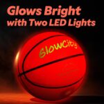 GlowCity Glow in The Dark Basketball - Sizes 5, 6, 7 Light Up Ball for Kids, Teens & Adults - Red Glow for Outdoor Games - Sports Birthday Gifts Ideas for Boys Ages 6 7 8 9 10 11 12 13 14 - Image 7