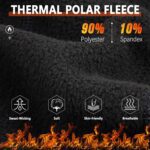 HASAGEI Winter Thermal Skull Cap for Men Windproof Helmet Liner with Full Ear Coverage & Eyewear Slots, Cycling Motorcycle - Image 3