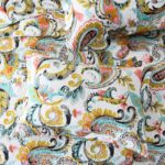 VISIMISI Cotton Bedspread Quilt Sets Reversible Bedding Coverlet Sets Comforter Paisley Floral Bedspread (White Paisley Floral, Queen Size) - Image 6