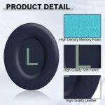 Replacement Earpads Cushions for Bose 700 (NC700) Wireless Headphones, Ear Cushions Headset Earpads Ear Cups Cover Repair Parts with Softer Protein Leather (Midnight Blue) - Image 6