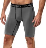 Roadbox 1 or 2 Pack Compression Shorts for Men, Athletic Workout Performance Underwear, Running Gym Spandex Sport Base Layer - Image 3
