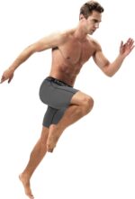 Roadbox 1 or 2 Pack Compression Shorts for Men, Athletic Workout Performance Underwear, Running Gym Spandex Sport Base Layer - Image 5