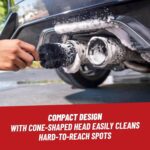 Chemical Guys Gerbil Wheel and Rim Cleaning Brush - Soft Natural Bristle Detailing Tool for Tires, Exhausts & Delicate Surfaces - Wheel Cleaner Brush to Safely Clean Brake Dust, Grime and Dirt, 1 Pack - Image 5