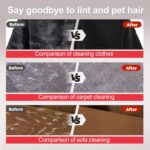 Bifobar Pet Hair Removal Glove - Magic Brush Electrostatic Mitt for Dogs & Cats, Reusable Grooming Gloves - Dog Hair Remover Tool with 5-Finger Design for Couch, Carpet, Furniture, Laundry & Clothing - Image 6