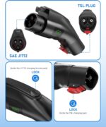 FTSLVHI for Tesla to J1772 Adapter, NACS to J1772 EV Charging Adapter with Light Indicator, SGS Safety Certified Max 60A 250V, Compatible with Tesla Wall/Mobile/Destination Chargers - Image 8