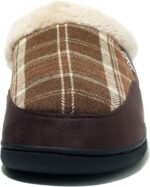 NewDenBer Men's Cozy Memory Foam Slippers Soft Slip on Indoor Outdoor Clog House Shoes - Image 4