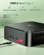 KAMRUI Mini PC, E3B 32GB RAM 512GB SSD Mini Gaming Computers AMD Ryzen 5 7430U Micro Desktop Computer (Max 4.3GHz,6C/12T, Beat 5650U), Small PC Support WiFi 6, BT5.2, Triple Display for Office Home - Image 8