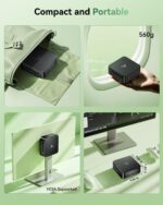 KAMRUI Mini PC, E3B 32GB RAM 512GB SSD Mini Gaming Computers AMD Ryzen 5 7430U Micro Desktop Computer (Max 4.3GHz,6C/12T, Beat 5650U), Small PC Support WiFi 6, BT5.2, Triple Display for Office Home - Image 9