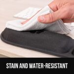 GORILLA GRIP Silky Memory Foam Keyboard Wrist Rest for Computer and Mouse, Ergonomic Typing Support Pad, Desk Office Supplies, Gaming Accessories, Hand & Arm Mousepad Cushion and Coaster Set, Black - Image 7