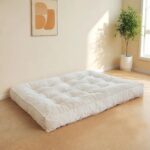 MAXYOYO 8" Futon Mattress, Full Size Extra Thick Futons Sofa Couch Bed for Adults, Velvet Floor Mattress Shredded Foam Filling (Frame Not Included) - Image 4