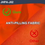 JHPAZUJA High Visibility Safety Hoodies Jacket for Men ANSI Class 2 Reflective Sweatshirt with Black kangaroo Pocket - Image 5