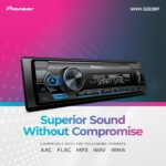 Pioneer MVH-S322BT Bluetooth Car Stereo with USB/AUX Inputs, Smartphone Connectivity, Pioneer Smart Snyc, and Hands-Free Calling for Enhanced in-Car Audio Experience - Image 7