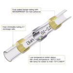 350 Pcs Solder Seal Wire Connectors Heat Shrink Butt Connectors Kit Marine Waterproof Wiring Electrical Cable Splice Terminals for Boat Automotive RV Trailer - Image 4