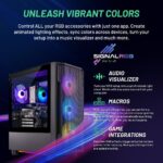 Skytech Gaming Shadow Gaming PC Desktop – Intel Core i5 12400F 2.5 GHz, NVIDIA RTX 3060 Ti, 1TB NVME SSD, 16GB DDR4 RAM 3200, 600W Gold PSU, 11AC Wi-Fi, Windows 11 Home 64-bit,Black - Image 3