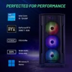 Skytech Gaming Shadow Gaming PC Desktop – Intel Core i5 12400F 2.5 GHz, NVIDIA RTX 3060 Ti, 1TB NVME SSD, 16GB DDR4 RAM 3200, 600W Gold PSU, 11AC Wi-Fi, Windows 11 Home 64-bit,Black - Image 5