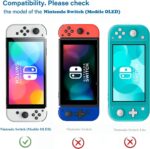 NEW'C 3 Pack Designed for Nintendo Switch (Model OLED) Screen Protector Tempered Glass, Case Friendly Anti Scratch Bubble Free Ultra Resistant - Image 3