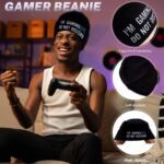 CAKKA Gamer Gifts, 8PCS Cool Gaming Gift Bulk Set Includes Tumbler Straw Beanie Socks Key Chain Thanks Card Gift Box, Christmas Gifts for Teen Teenage Boys Men Idea - Image 5