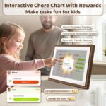 10.1 Inch Digital Calendar Chore Chart with Touchscreen - Full HD Interactive Display, Wall & Desk Mountable Family Planner, to-Do List & Meal Planner, Digital Picture Frame Gifts for Women Mom - Image 5