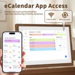 10.1 Inch Digital Calendar Chore Chart with Touchscreen - Full HD Interactive Display, Wall & Desk Mountable Family Planner, to-Do List & Meal Planner, Digital Picture Frame Gifts for Women Mom - Image 6