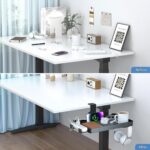 KDD Under Desk Organizer - 360° Rotating Clamp-On Tray with Headphone Hook, Phone & Tablet Holder, Cup Holder, and Cable Management - No Drilling Desk Storage Accessories for Office and Home - Image 6