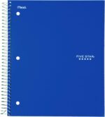 Five Star 06210 Wirebound 3-Subject Notebook, College Rule, 11 x 8 1/2, 150 Sheets, Assorted - Image 6