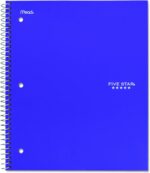 Five Star 06210 Wirebound 3-Subject Notebook, College Rule, 11 x 8 1/2, 150 Sheets, Assorted - Image 9