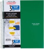 Five Star 06210 Wirebound 3-Subject Notebook, College Rule, 11 x 8 1/2, 150 Sheets, Assorted - Image 12