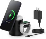 15W Max Wireless Charger Fast Charging, 3 in 1 Charging Station for iPhone 16 15 14 13 12 Pro/Max/Plus Charger, Magnetic Travel Charger for iWatch and AirPods - Image 9