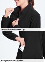 Willit Women's Fleece Dress Sweatshirt Thermal Long Pullover Polar Winter Dress with Pocket - Image 5