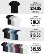 INTO THE AM Men's T-Shirts Soft Cotton Blend Crew Neck Tee S - 4XL Athletic Fit Plain & Logo Basic T-Shirt for Men - Image 6