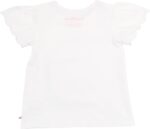 RuffleButts Baby/Toddler Girls Short Sleeve Scallop Tee Shirt - Image 3