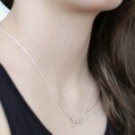Hidepoo Danielle Necklace Personalized Name Pendant Necklace, Dainty Danielle Name Necklace Chain Jewelry Gifts for Women - Image 3