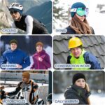 Skull Cap Helmet Liner, Winter Thermal Cycling Cap for Men & Women, Lightweight Cycling Hat for Biking Running Outdoor Work - Image 8
