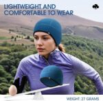 Skull Cap Helmet Liner, Winter Thermal Cycling Cap for Men & Women, Lightweight Cycling Hat for Biking Running Outdoor Work - Image 9