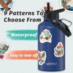 64oz Insulated Water Bottle (Cold for 48 Hrs),BPA Free&Leak Proof,Half Gallon Stainless Steel Water Flask,Water Jug with Straw Spout Lids for Gym,Hiking,Camping,Deep Blue - Image 5