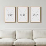 Framed Christian Wall Art Set of 3, Psalm Bible Verse Canvas Prints with Monet Style Landscape Paintings, Scripture Artwork for Living Room Bedroom Office, 16x24 Inch - Image 9