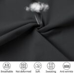 LETAOTAO Mens Big and Tall Full Elastic Waist Pants Stretch Slacks with Zipper Fly and Pockets - Image 6