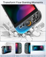 Switch 2 Accessories Bundle for 2025 Nintendo Switch 2 Kit, 16-in-1 Kits: Carrying Case, Joycon Charging Station, Steering Wheels & Grips, Ergonomic Grip, Game Card, Clear Case & Screen Protector - Image 6