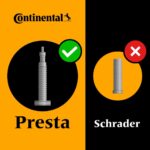 Continental MTB 29x1.75-2.5" / 47-622 -> 62-622 Inner Tubes - 42mm Presta Valve (Pack of 2 Tubes) - Image 4